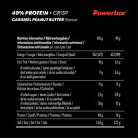 PowerBar PB 40% Protein +Crisp Caramel Peanut Butter Bar – 40g
