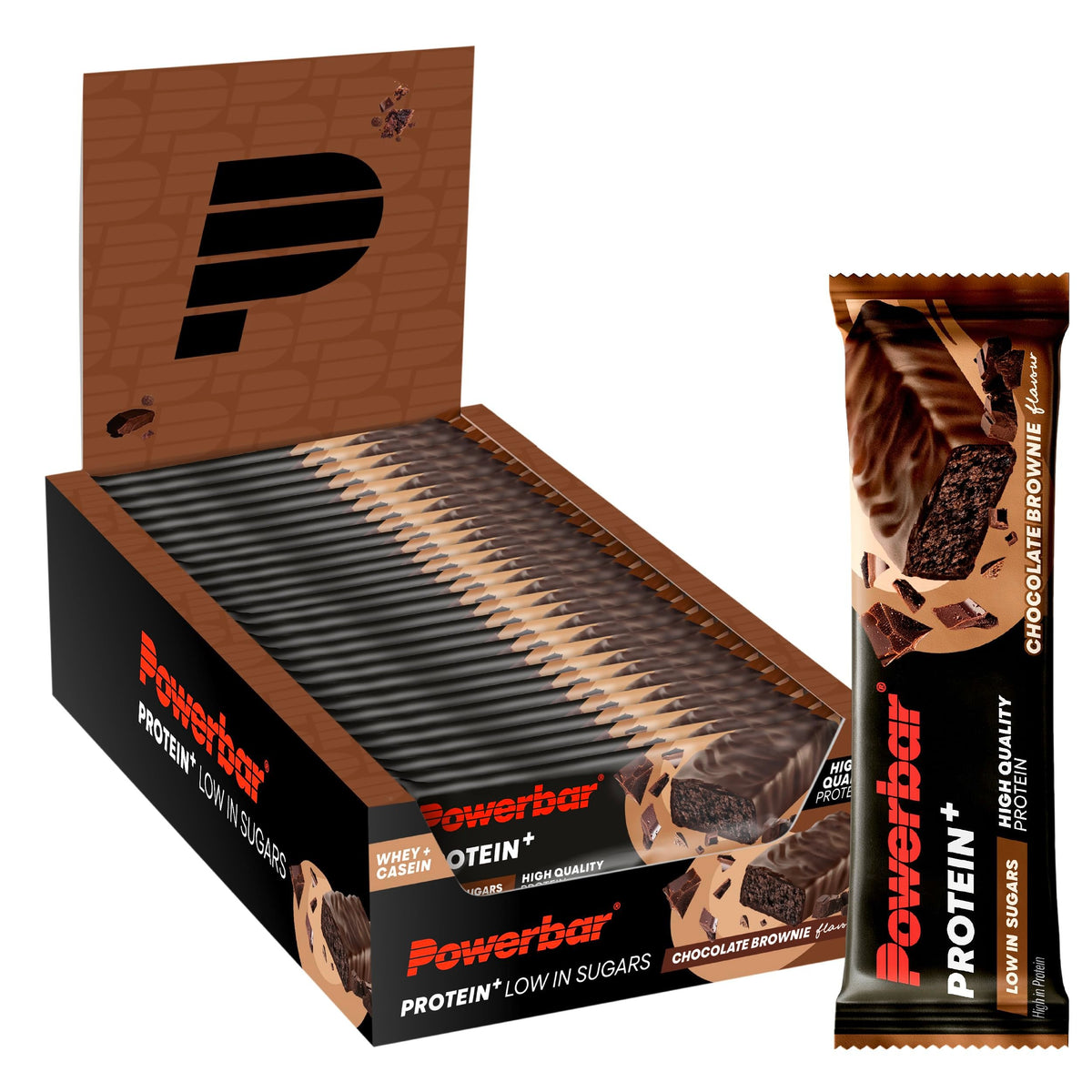 PowerBar Protein Plus Low Sugar Chocolate Brownie Protein Bar – 35g