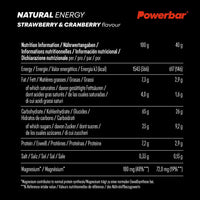 PowerBar Natural Energy Cereal Strawberry & Cranberry Vegan Energy Bar – 40g